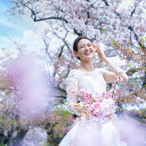 【27年3月〜5月 春婚】春の人気プラン*桜と新緑のウエディング