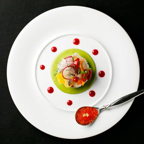 【40本のバラと共にプロポーズ】絶品Wメインディナープラン