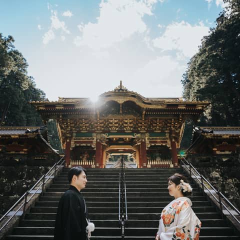 【世界遺産 日光東照宮+国宝 日光山輪王寺大猷院】挙式+フォトプラン