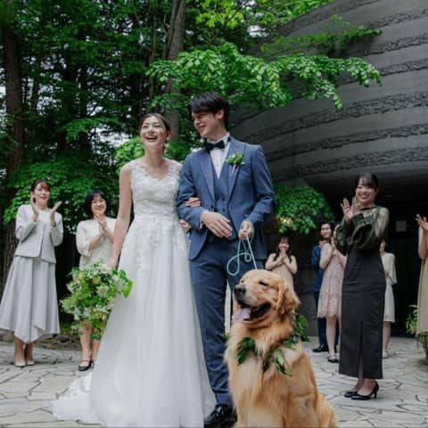 【愛犬と一緒のウェディング】＜20名134万/40名154万＞