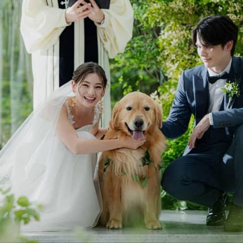 【愛犬と一緒のウェディング】＜20名134万/40名154万＞