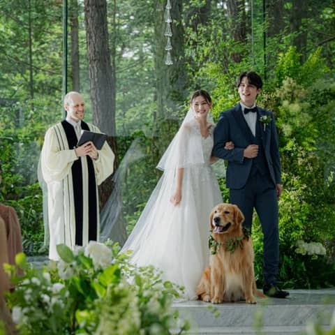 【愛犬と一緒のウェディング】＜20名134万/40名154万＞