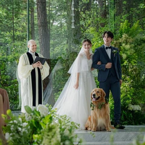 【愛犬と一緒のウェディング】＜30名153万/50名182万＞