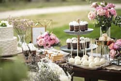 アールベルアンジェ山口 ガーデンでデザートビュッフェ