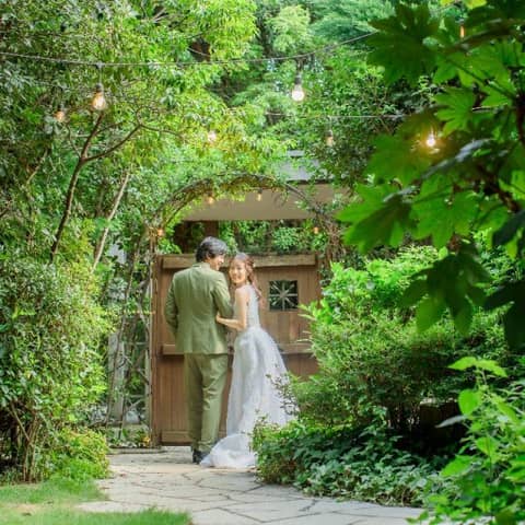 ガーデン×和装*最大91万優待◎本物の自然の中で叶う和装W