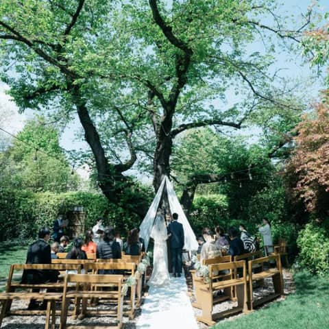 ガーデン×和装*最大91万優待◎本物の自然の中で叶う和装W