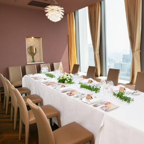 【6名65万円】赤坂氷川神社×東京 デルポンテ◆少人数会食プラン