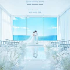 【挙式のみシンプルプラン】宮古ブルーを望むチャペルで叶える挙式＋フォト