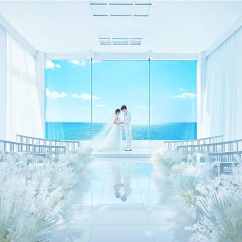 【挙式のみシンプルプラン】宮古ブルーを望むチャペルで叶える挙式＋フォト