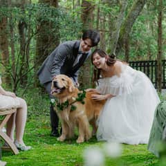 【ワンちゃん婚プラン】挙式～披露宴まで*ずっとペットと一緒の結婚式